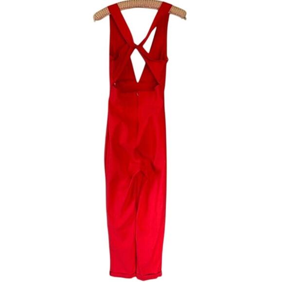 VNTG Orange Jumpsuit size Small – Bold & Chic - Picture 3 of 6